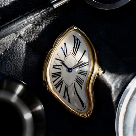 montre cartier salvador dali|cartier crash watch for sale.